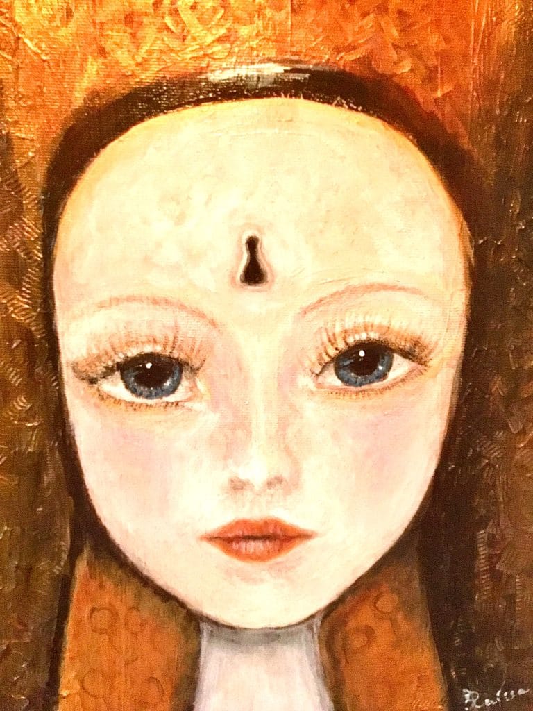 Princess,original painting,young woman portrait,acrylic painting,buy art
