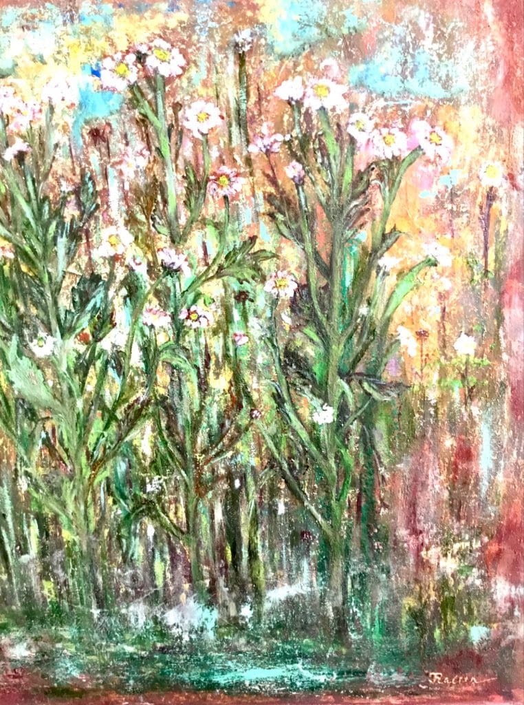 Mysterious strawberry forest,original oil painting,buy art,buy a painting