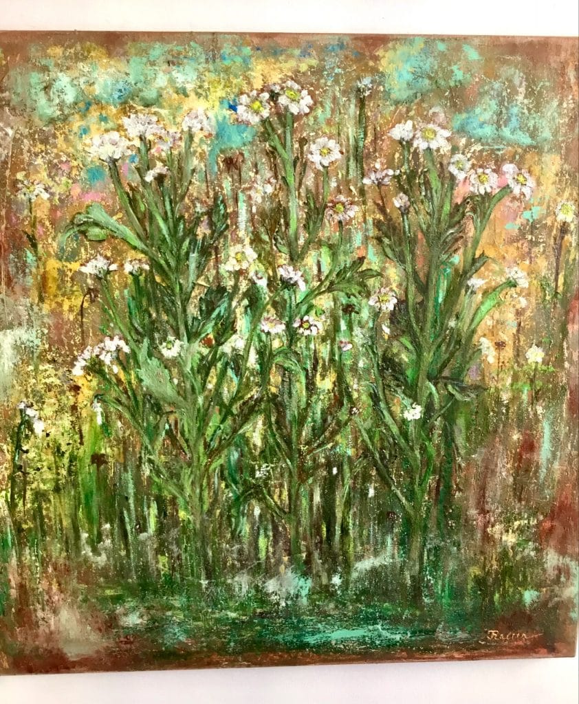 Mysterious strawberry forest,original oil painting,buy art,buy a painting
