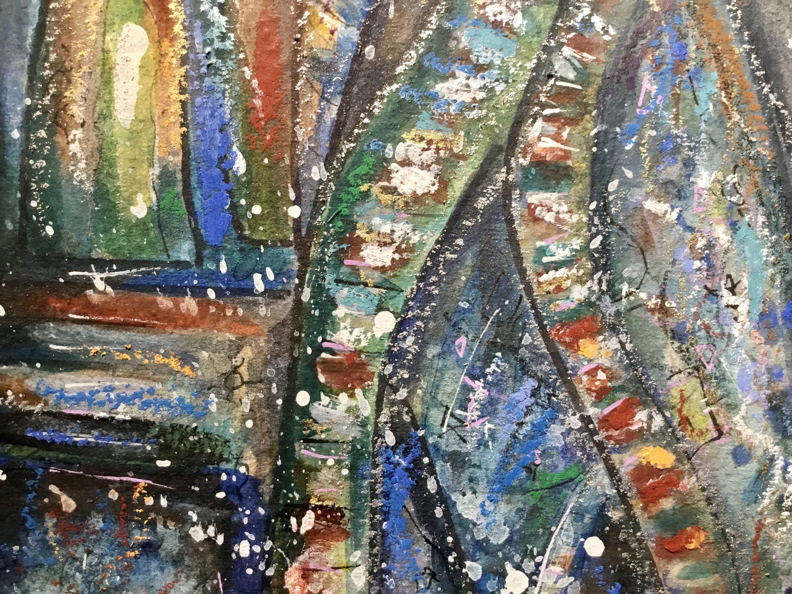 Watercolor fantasy painting for sale