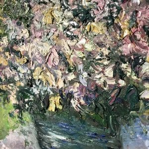 Flowers in a vase oil painting for sale