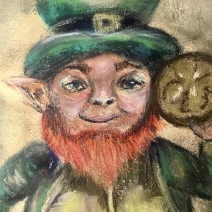 Leprechaun painting