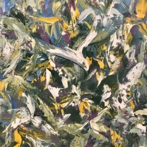 Green Abstract painting for sale