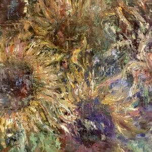 Sunflowers large canvas art
