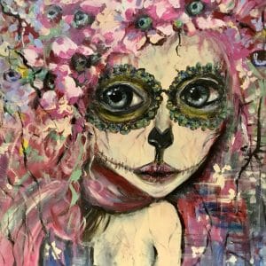 Santa Muerte painting for sale