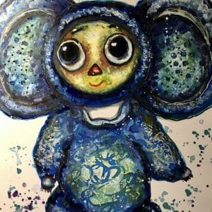 Cheburashka painting fir sale
