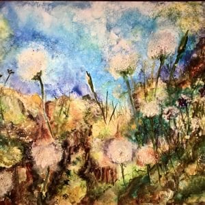 Floral landscape fantasy