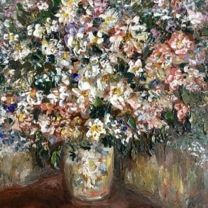 Colourful Flowers painting for sale