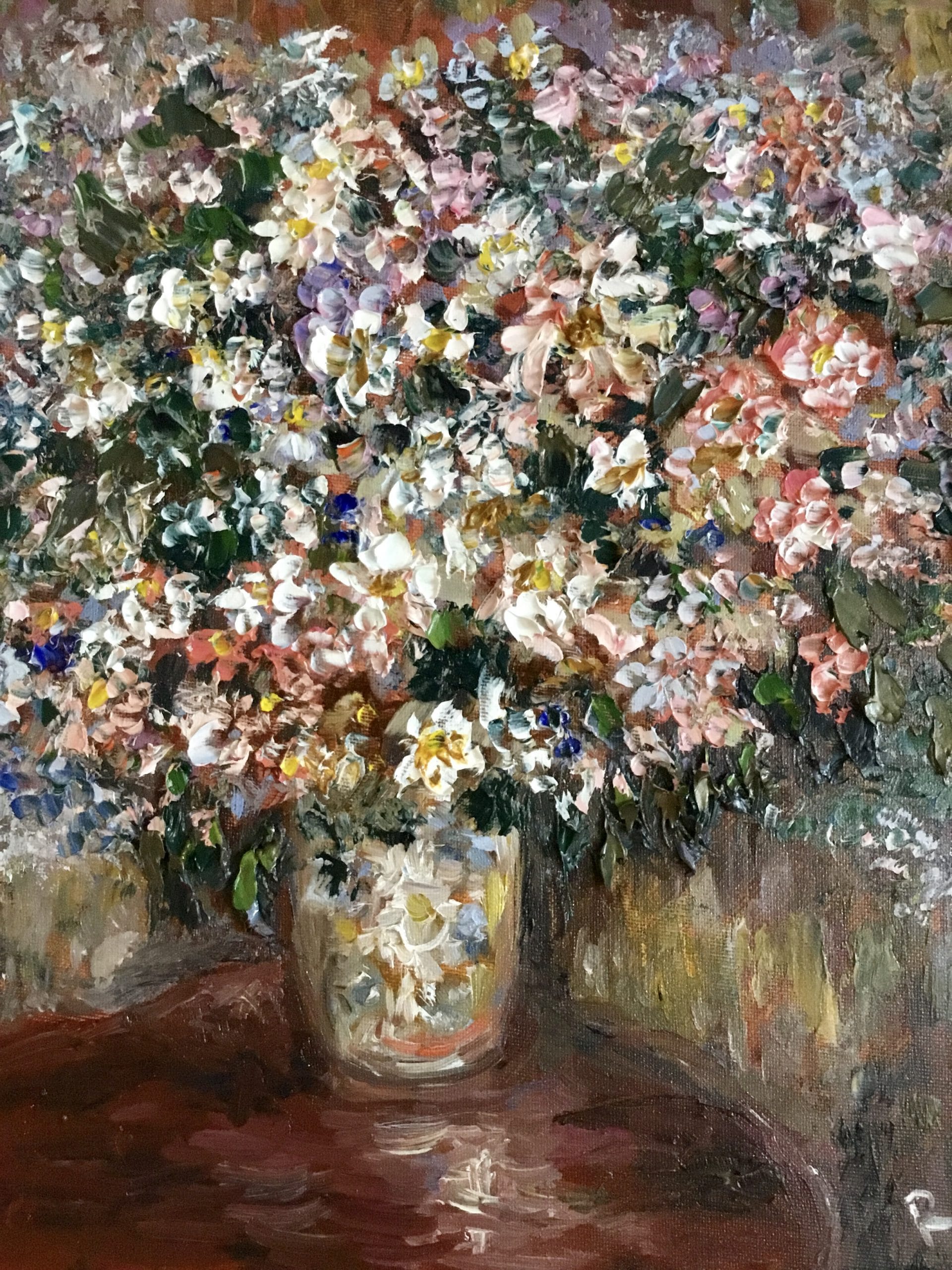 Colourful Flowers painting for sale