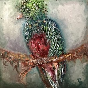 Quetzal bird painting for sale