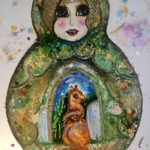 Russian doll modern artwork for sale