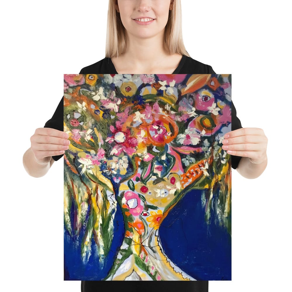 Fantasy flowers poster for sale