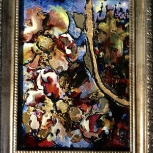 Abstract glass art for sale