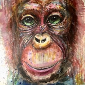 Monkey painting for sale
