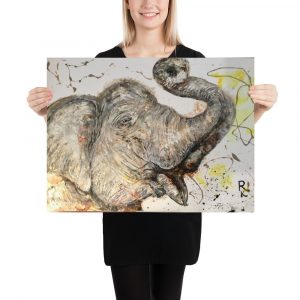 Elephant original wall art