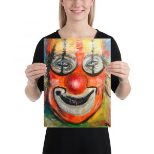 Clown painting