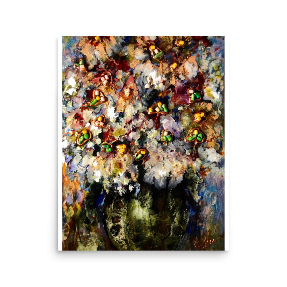 Flowers fantasy painting