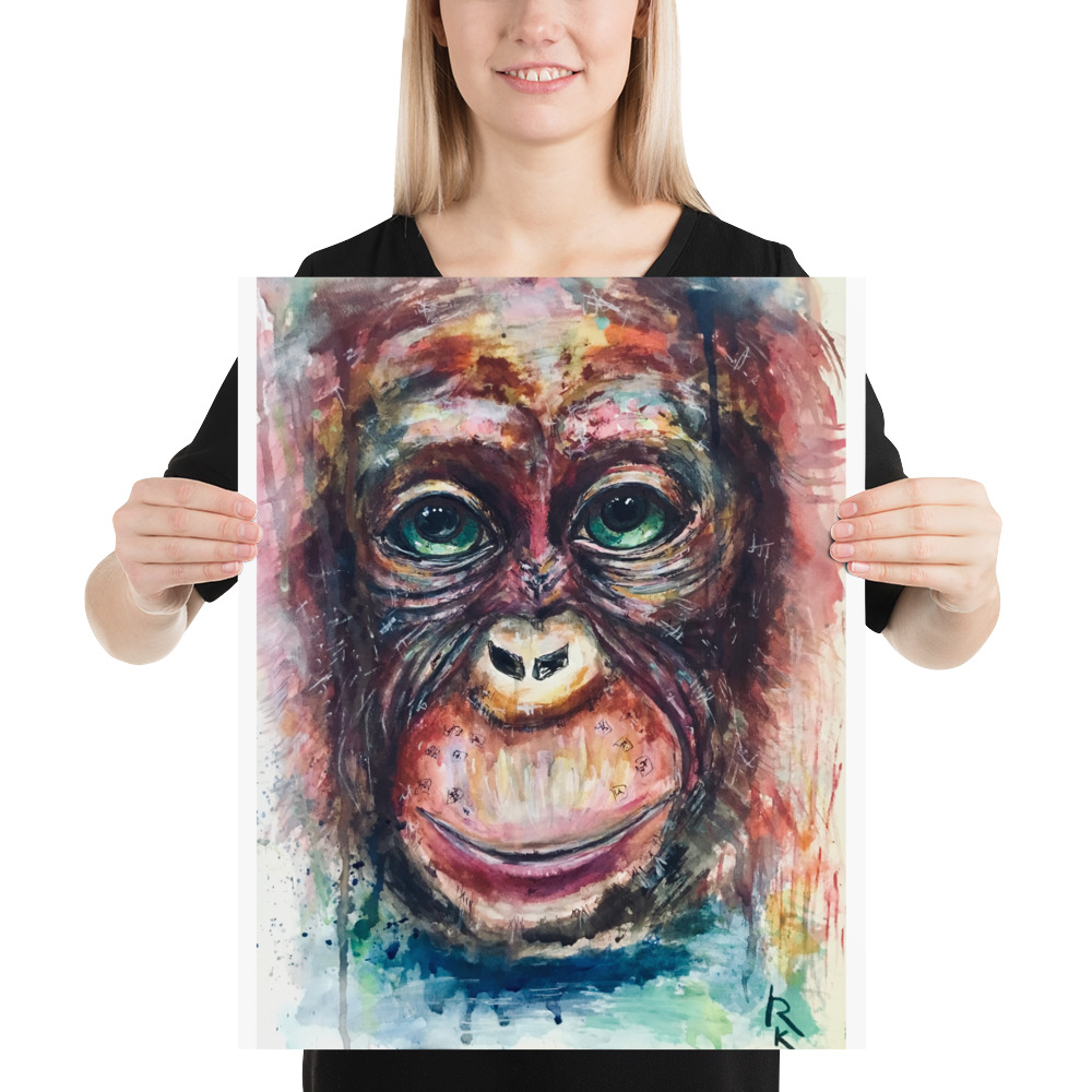 Monkey poster for sale