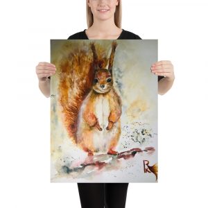 Squirrel painting