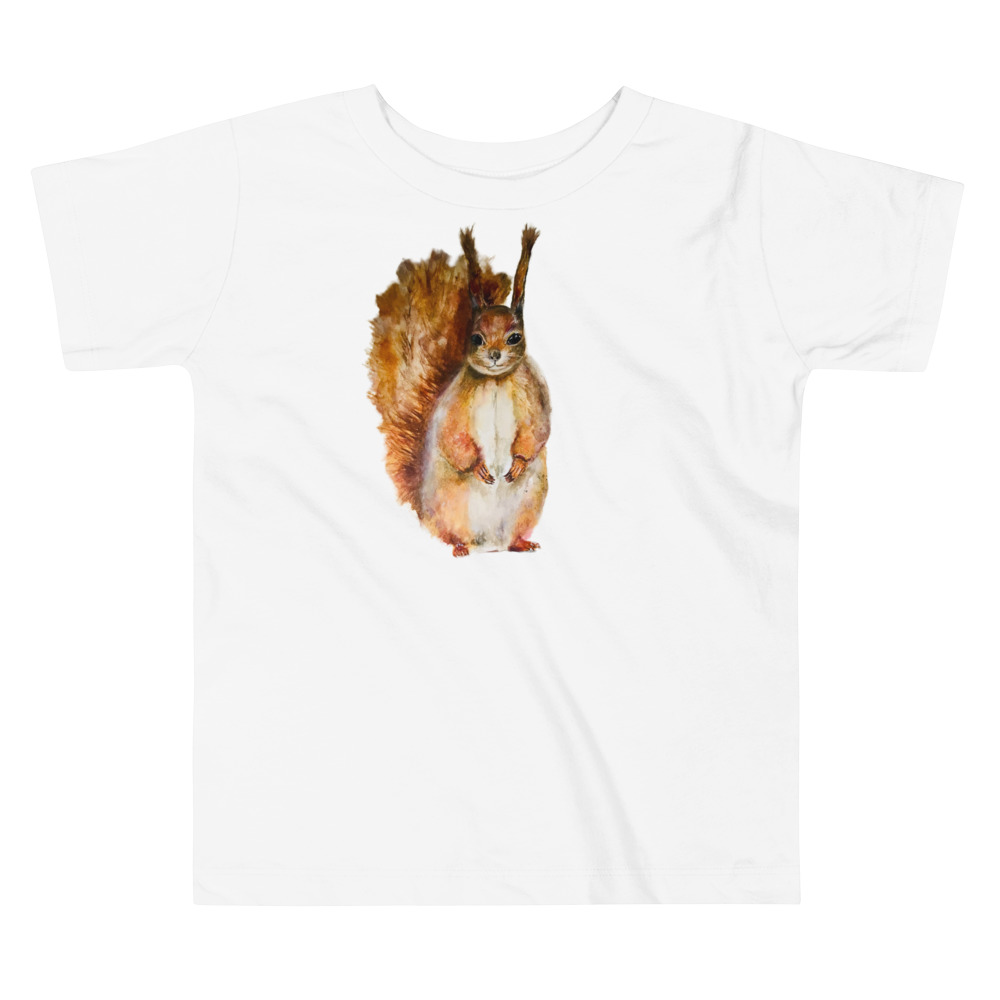 Squirrel toddler t shirt