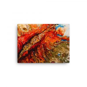 Abstract butterfly canvas
