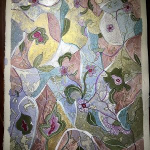 Abstract watercolor wall art