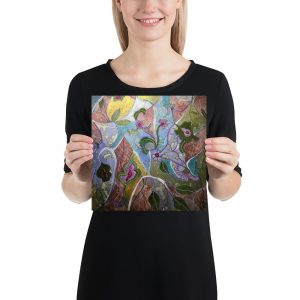Watercolor fantasy poster for sale online
