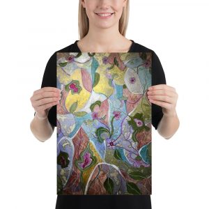 Watercolor fantasy poster for sale online