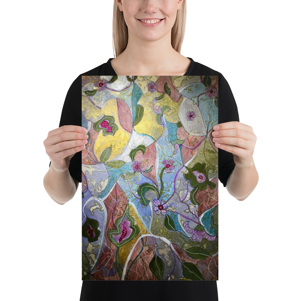 Watercolor fantasy poster for sale online