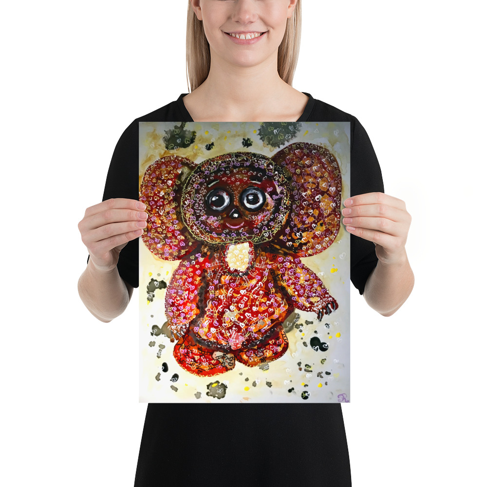 Cheburashka painting