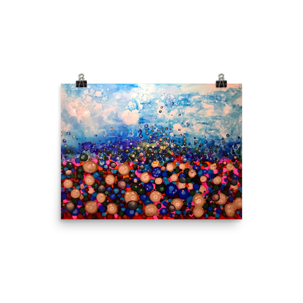 Alcohol inks painting for sale