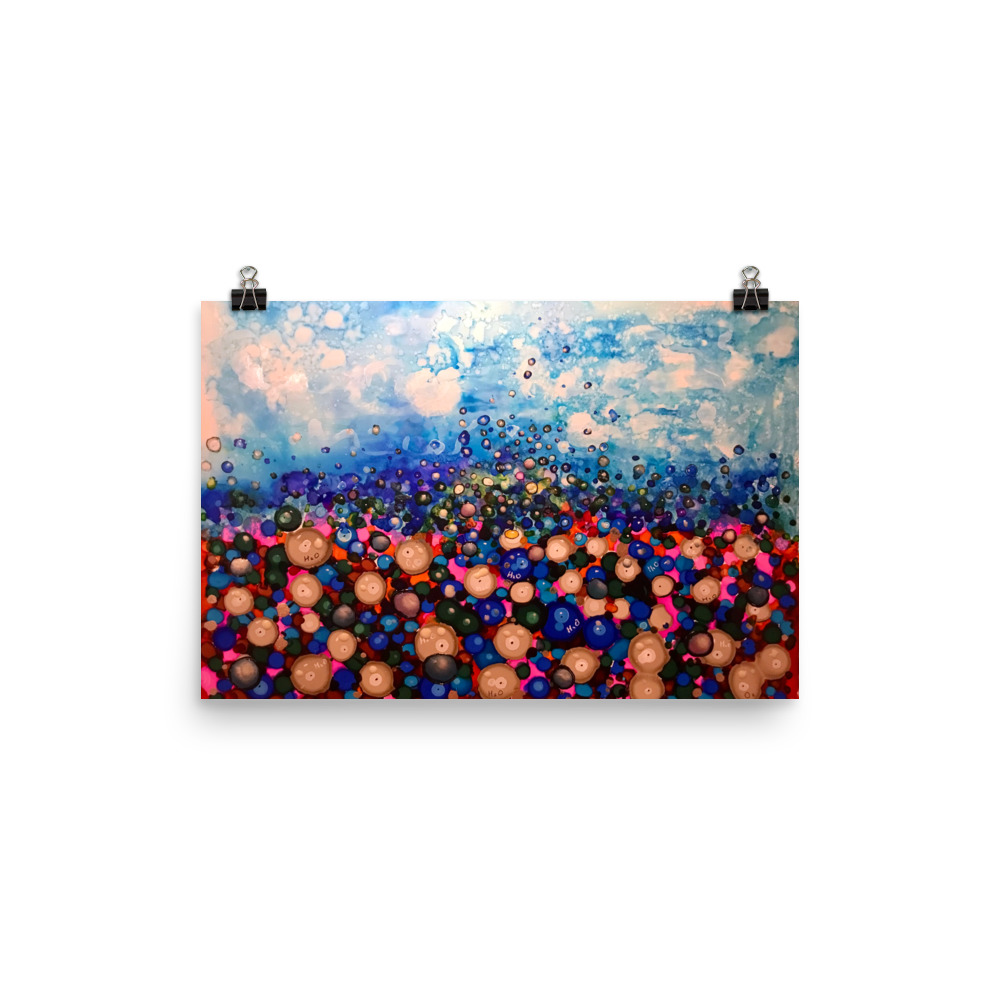 Alcohol inks painting for sale