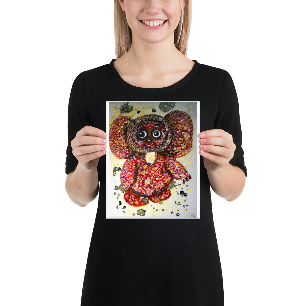 Cheburashka painting