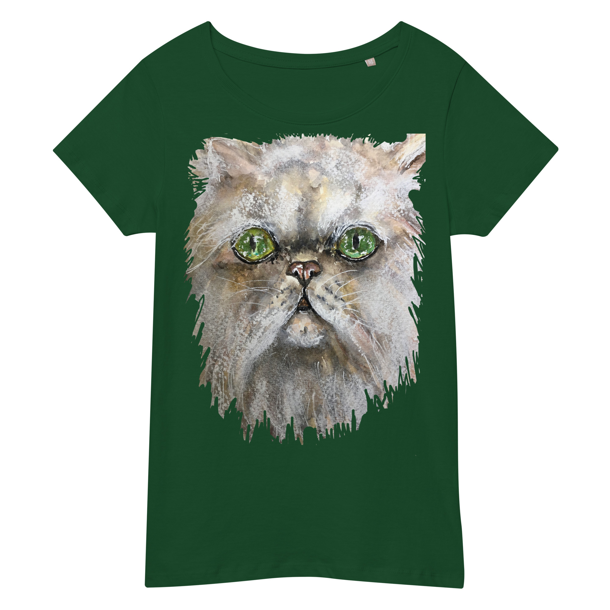 Persian white cat t shirt for sale online