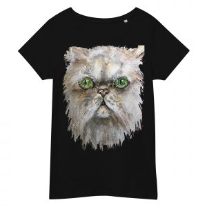 Persian white cat t shirt for sale online