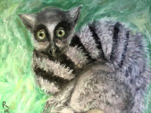 Lemur painting