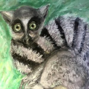 Lemur painting