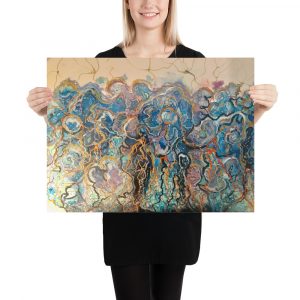 Blue fantasy poster