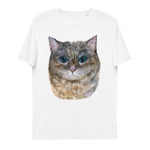 Grey cat t shirt
