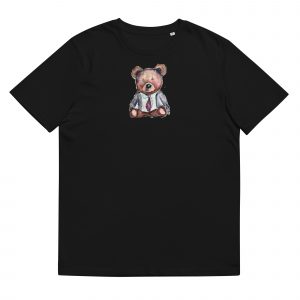 unisex-organic-cotton-t-shirt-black-front-648085ad041fc.jpg Teddy bear t shirts for sale online