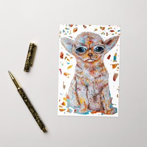 Chihuahua greeting card