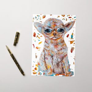 Chihuahua greeting card