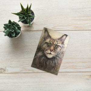 greeting-card-4×6-front-64da486c7fe36.jpg Maine coon cat greeting card