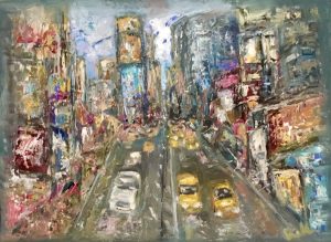 New York oil painting on canvas