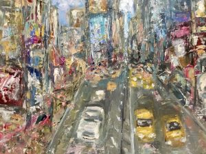 New York oil painting on canvas