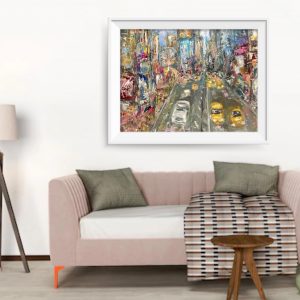 New York oil painting on canvas