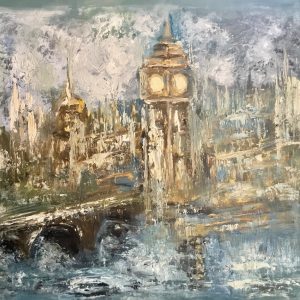London oil painting abstract fantasy wall decor for saler