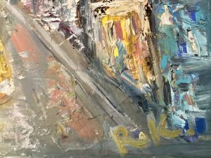 New York oil painting on canvas