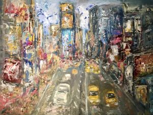 New York oil painting on canvas