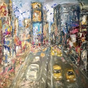 New York oil painting on canvas